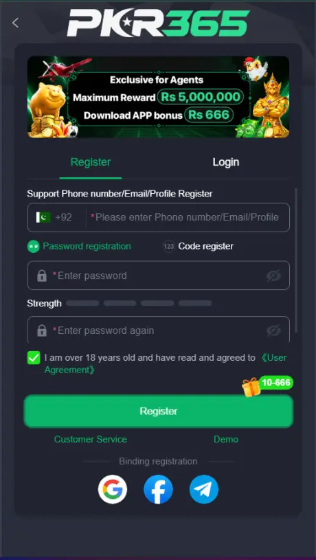 PKR365 Game Login